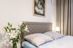 Warsaw, Bugaj Apartment - bedroom